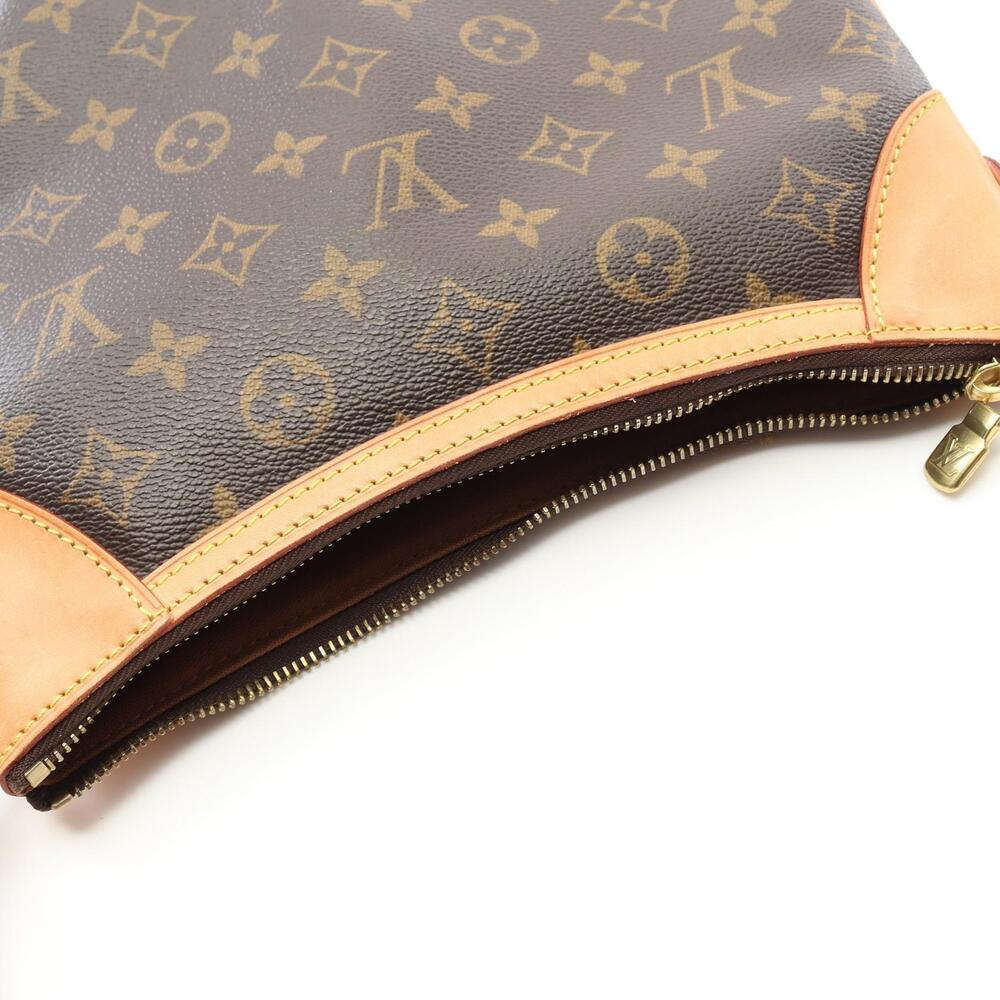 Louis Vuitton Canvas Bag Brown Shoulder Odeon Monogram Leather - Picture 8 of 9